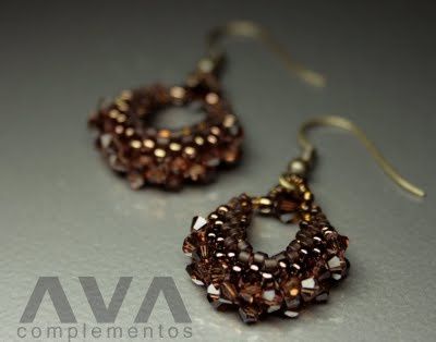 Pendientes Marrones