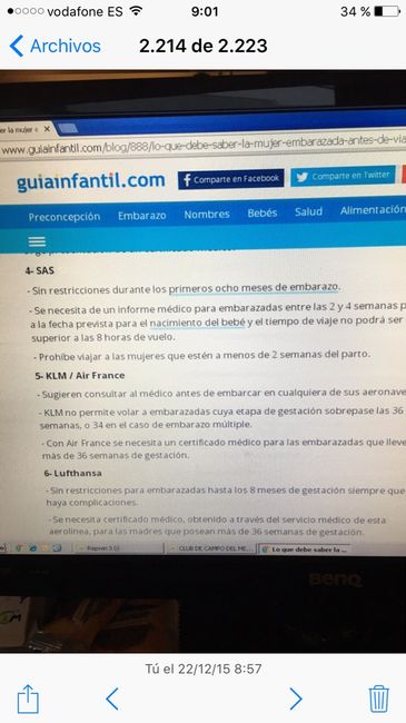 Se puede viajar en avión embarazada?? - 2