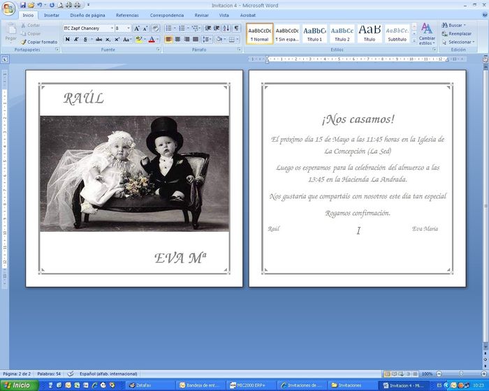 Invitacion nº 3
