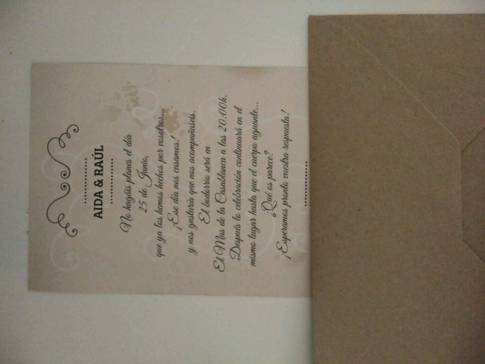 Ya tenemos nuestras invitaciones!!!! - 3