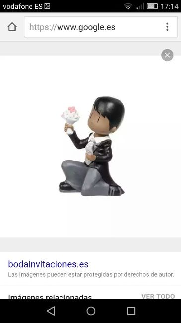Muñecos para tarta nupcial con dos chicos - 3