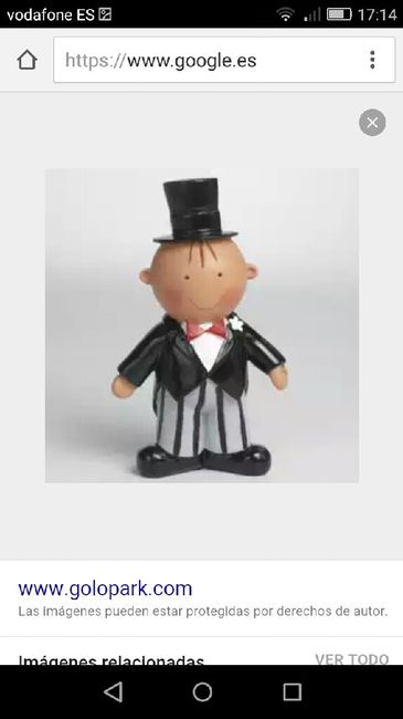 Muñecos para tarta nupcial con dos chicos - 4