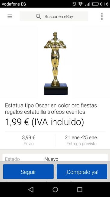 Estatuillas oscars - 1