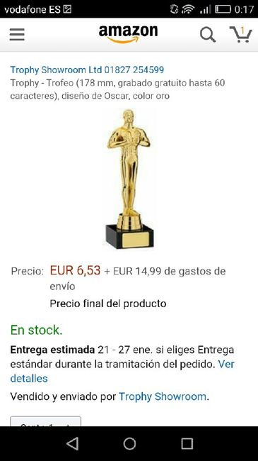 Estatuillas oscars - 2