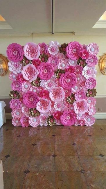  q os parece  para hacer un Photocall de flores - 1