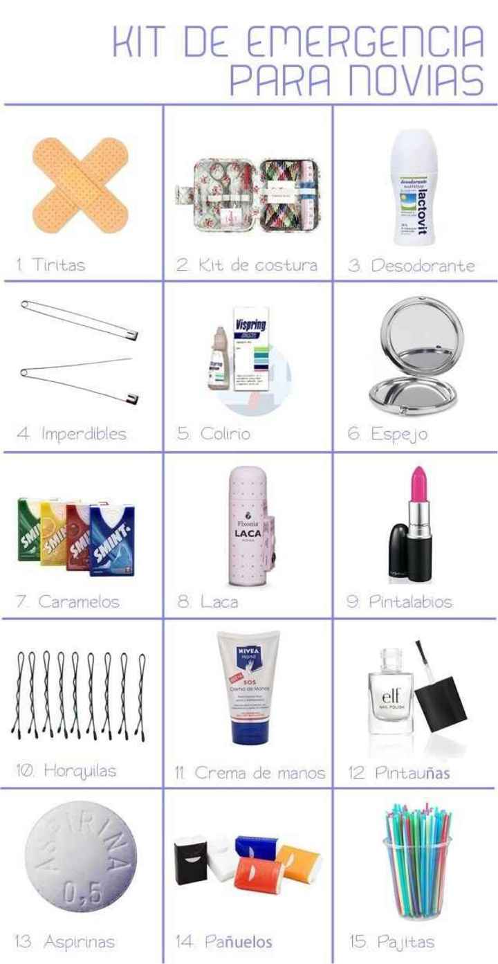 Kit de emergencia de novia 👰🏼 - 1