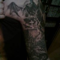Mi brazo tatuado