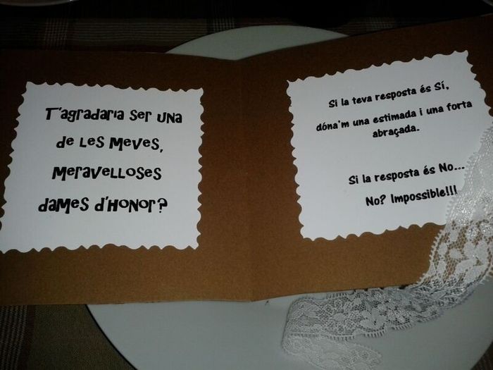 Sopar amb les dames d'honor!