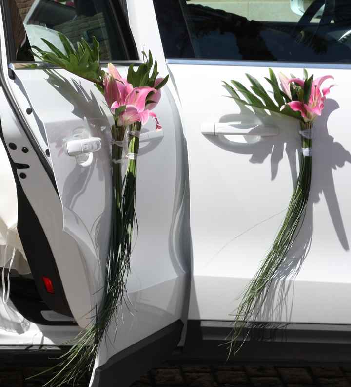 Flores coche