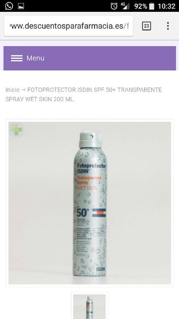 Que crema bio os habeis comprado - 1