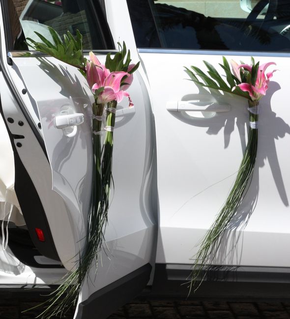 Flores coche