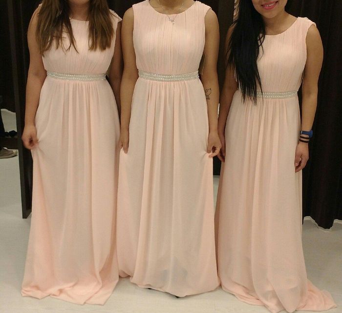 Vestido damas de hoonor - 1