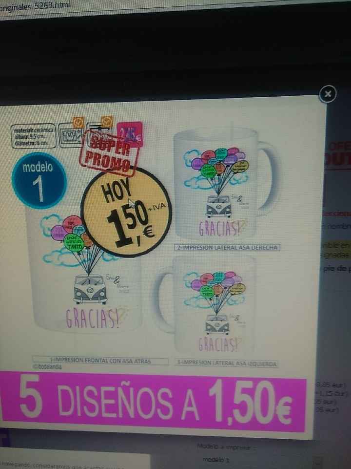 oferta hoy tazas personalizadas 1,50€ - 1