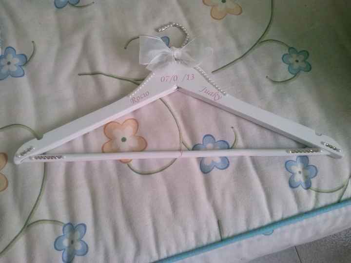 PERCHA PARA MI VESTIDO DE NOVIA