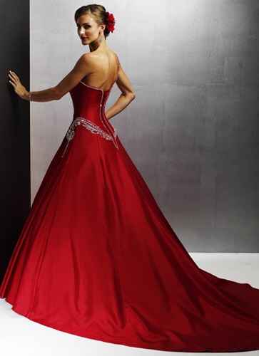 Vestido novia rojo - 2