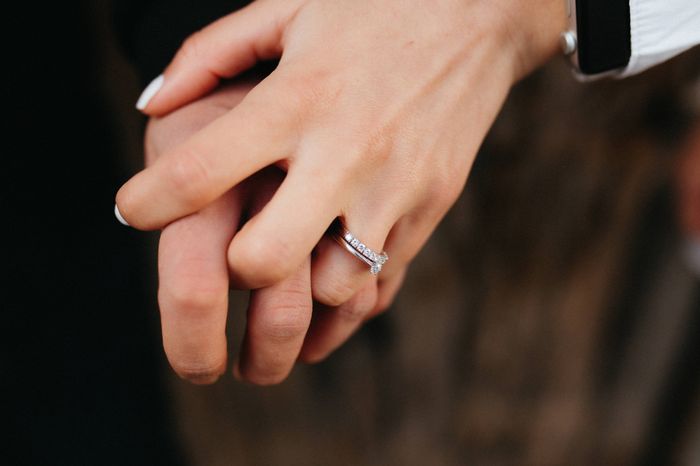 Anillos de casados y prometida