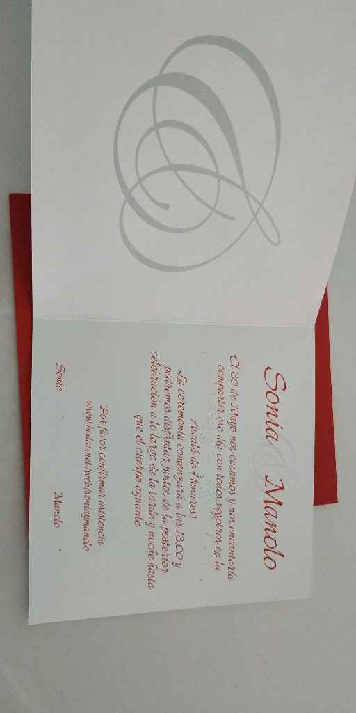 Ya tengo las invitaciones - 2