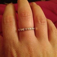 Nuestros anillos de compromiso... - 1