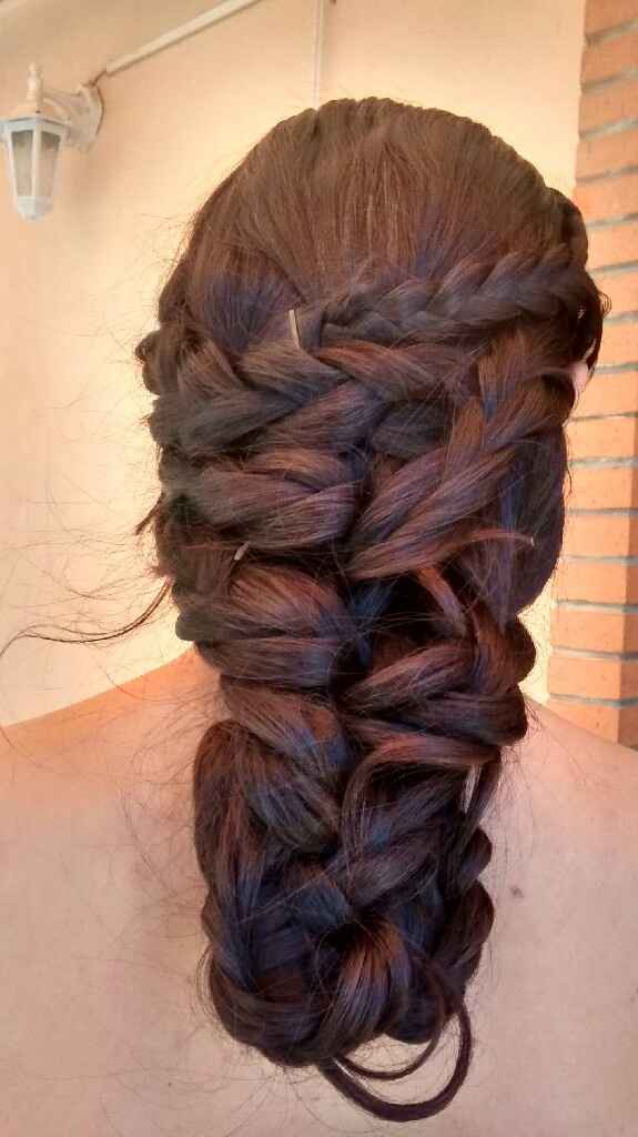 Peinados con trenzas. quien ha llevado trenza en su boda?? - 1