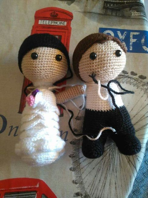 Muñecos novios ganchillo/crochet - 2