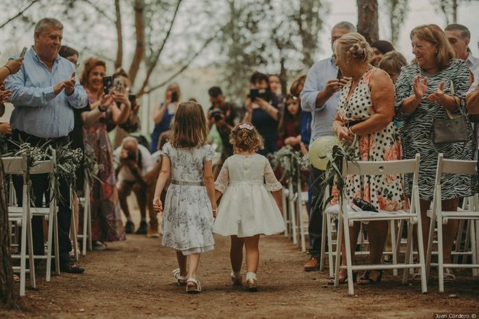 4 estilos diferentes para los más pequeños según vuestro estilo de boda 💍 3