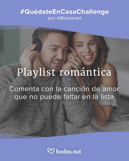 #QuédateEnCasaChallenge: ¿Qué canción de amor no puede faltar en tu lista? 😍 1