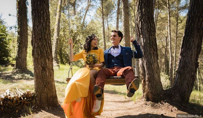 ¿Te atreverías con un vestido de color para el día B? - 1