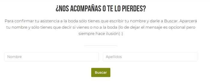 ¡La confirmación de asistencia a tu boda nunca te habrá parecido tan fácil! 😜 1