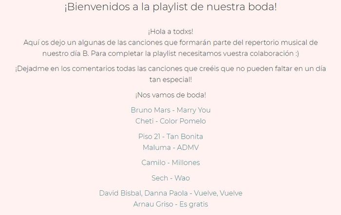 ¡Pídeles que te ayuden a elaborar la playlist de la boda! 2