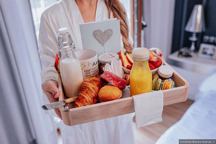 ¿Sorprenderías a tu pareja con un desayuno así el día de la boda? 1