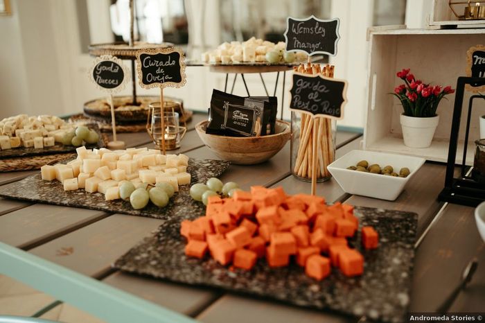 Mesa de quesos, ¿la incluirás en tu boda? 🧀 1