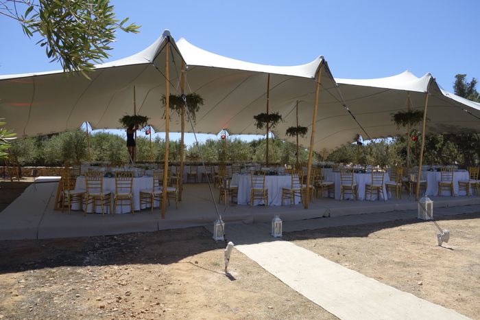 ¿Celebraréis vuestro banquete en una carpa? 1