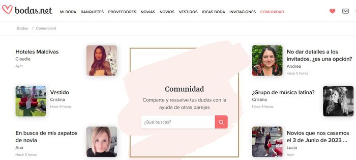 ¿Conoces cómo funciona la comunidad de Bodas.net? 2