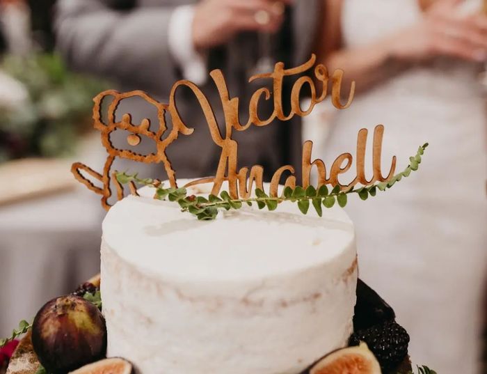 4 cake toppers para incluir a tu mascota 🐶 1