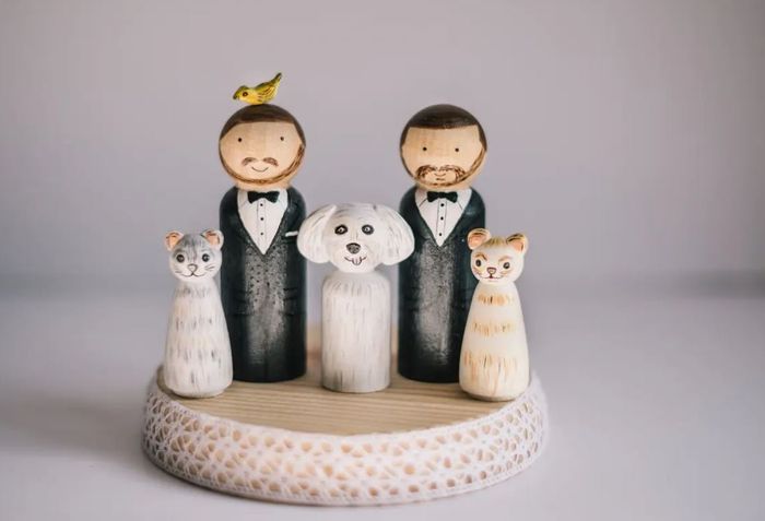 4 cake toppers para incluir a tu mascota 🐶 2