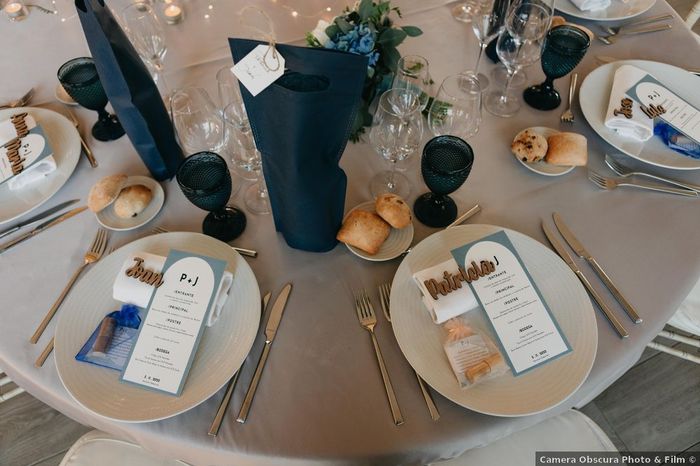¿Has tenido en cuenta la decoración y el estilo del banquete para seleccionar la papelería de la boda? 2