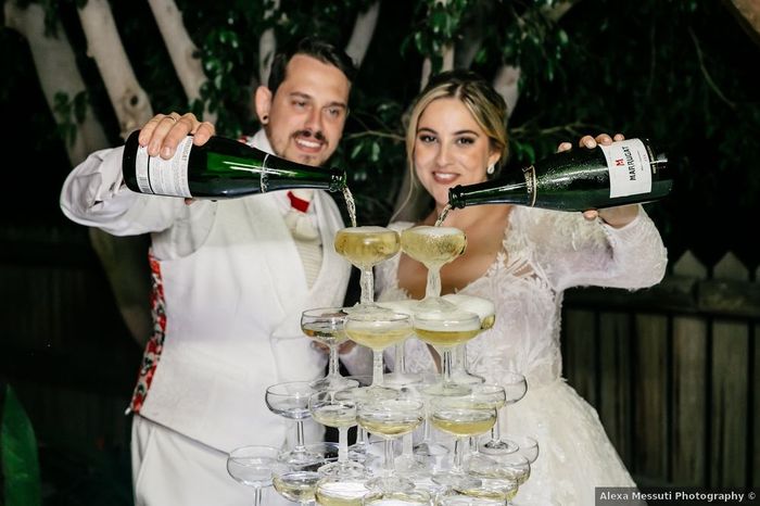Torres con copas de champagne, ¡una tendencia al alza! 🥂 2