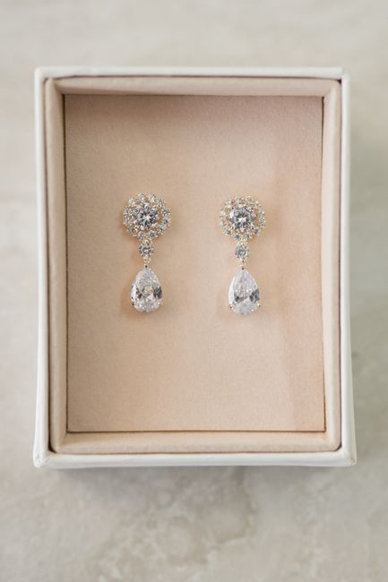 3 pendientes con brillantes para novias ✨ 1