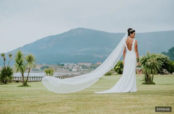 6 peinados de novia con velo, ¡te van a encantar! 2