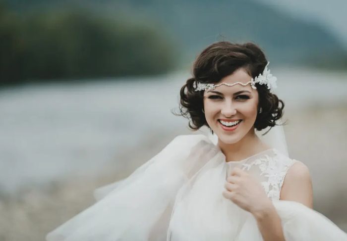 6 peinados de novia con velo, ¡te van a encantar! 5
