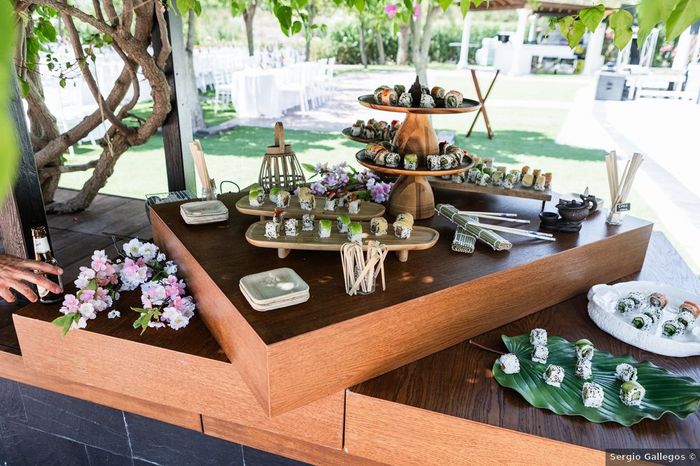 ¿Tendréis un córner de sushi en vuestra boda? 🍥 2