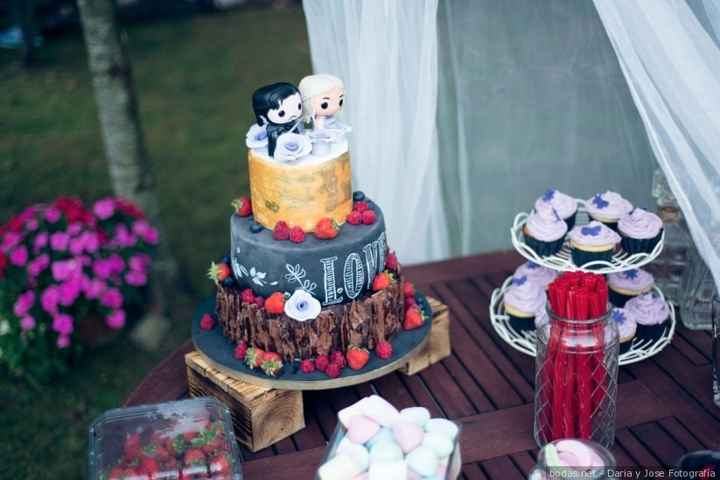 ¿Apostaréis por una tarta de boda divertida? - 1