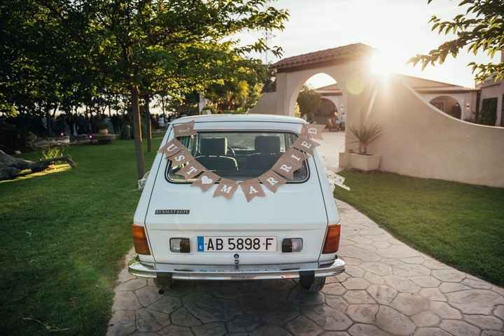 5 ideas originales para decorar el coche de boda 🚘 - 2