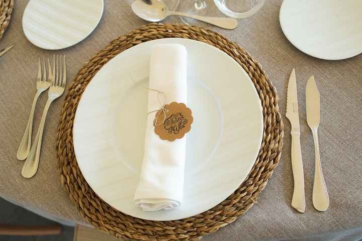 ¿Personalizaréis los servilleteros del banquete? - 1