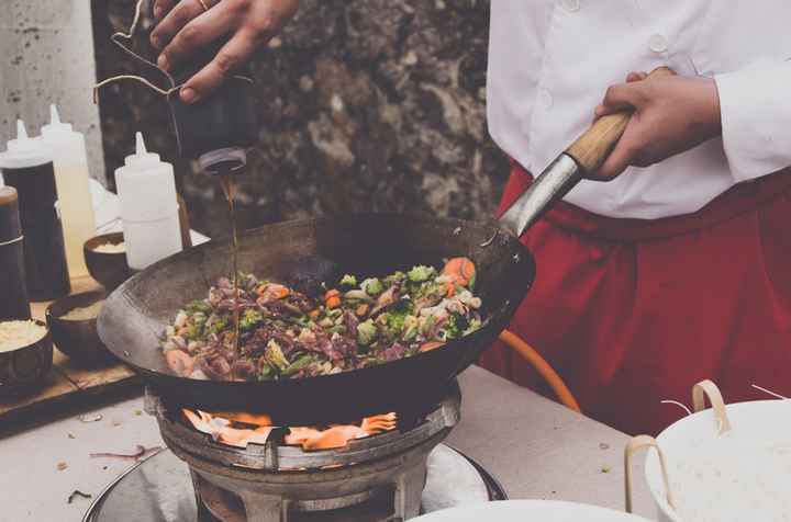 ¿Tendréis un puesto de wok en el aperitivo? - 1