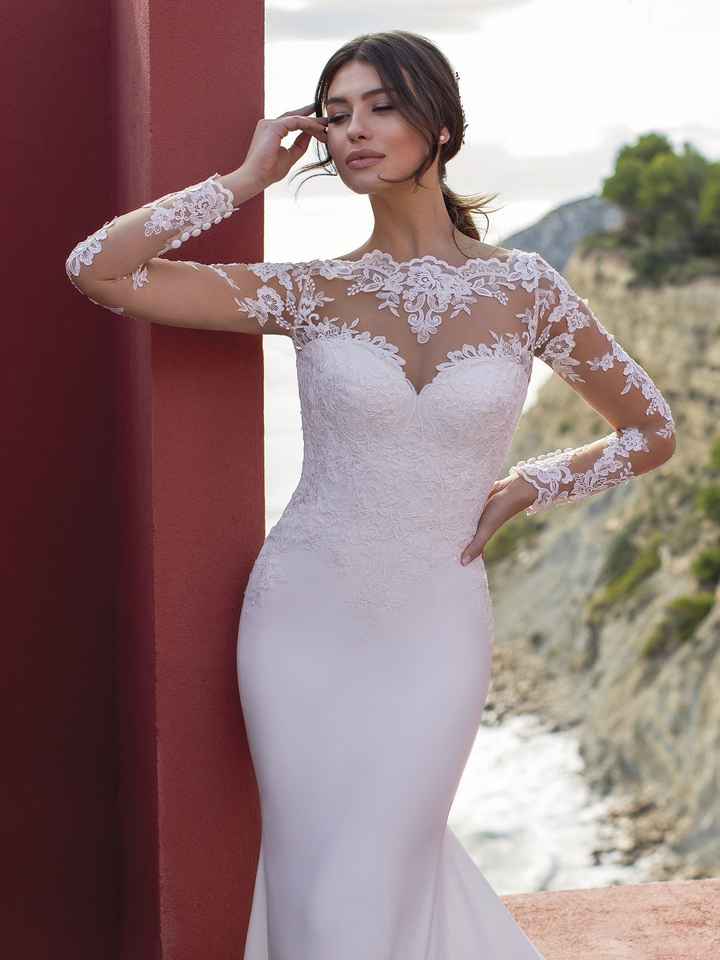 Vestidos de novia con escote ilusión, ¿te gustan? 😊 - 1