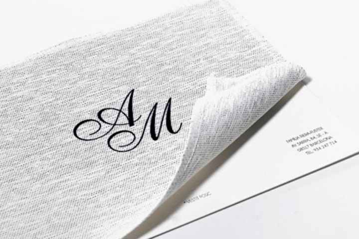 ¿Invitaciones de boda de tela: sí o no? - 1