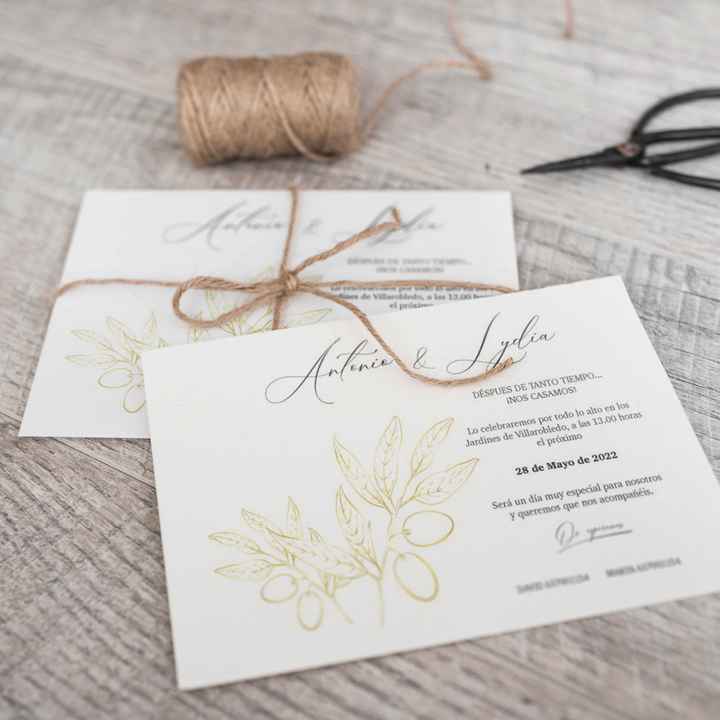 ¿Ya habéis entregado vuestras invitaciones de boda? ✉️ - 1
