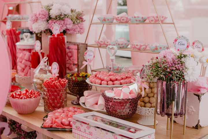 ¡Todo al rosa! 💗 ¿Qué te parece este candy bar? - 1