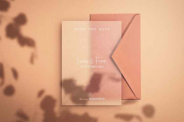 ¿Anunciaréis vuestra fecha con un save the date? - 1